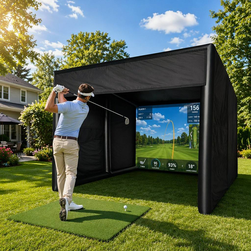 Aufblasbares Golfsimulatorgeh&auml;use