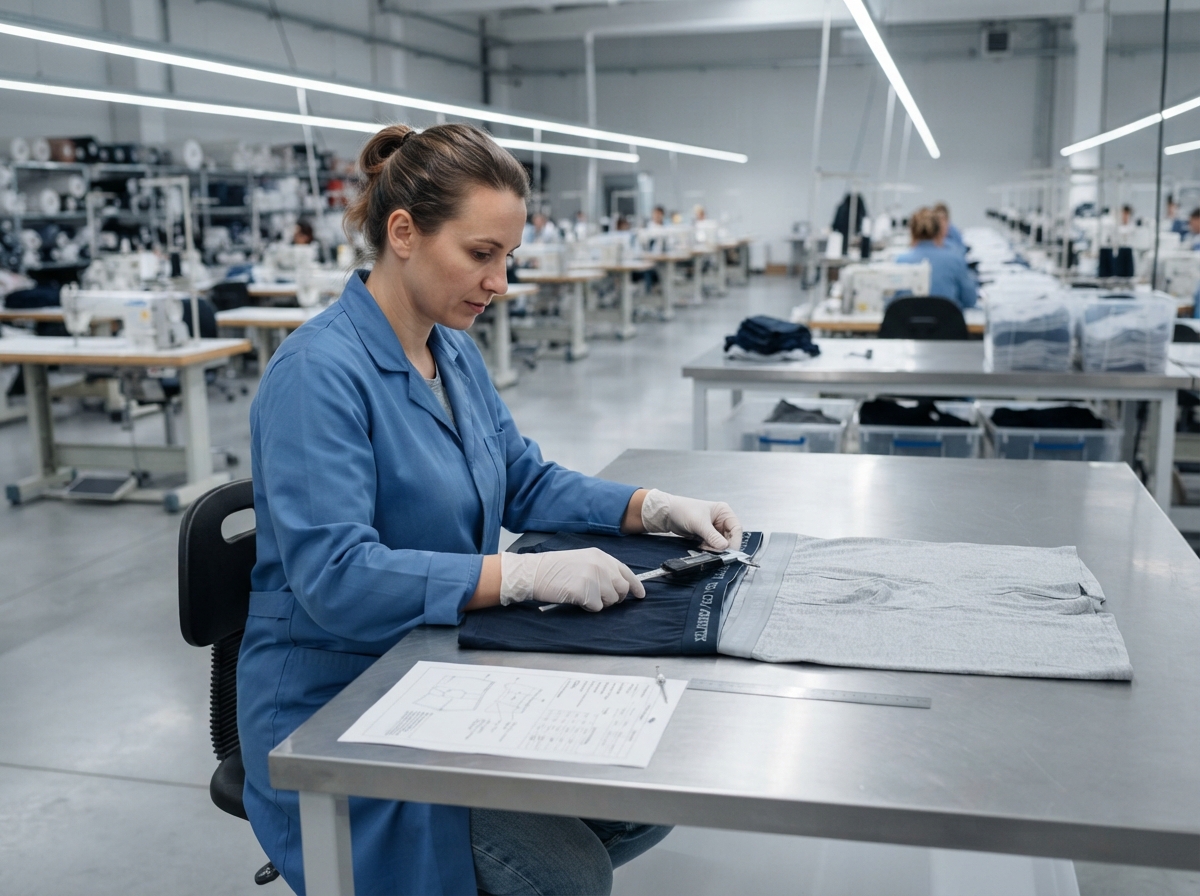 kvalitetskontrol af undert&oslash;jsproduktion